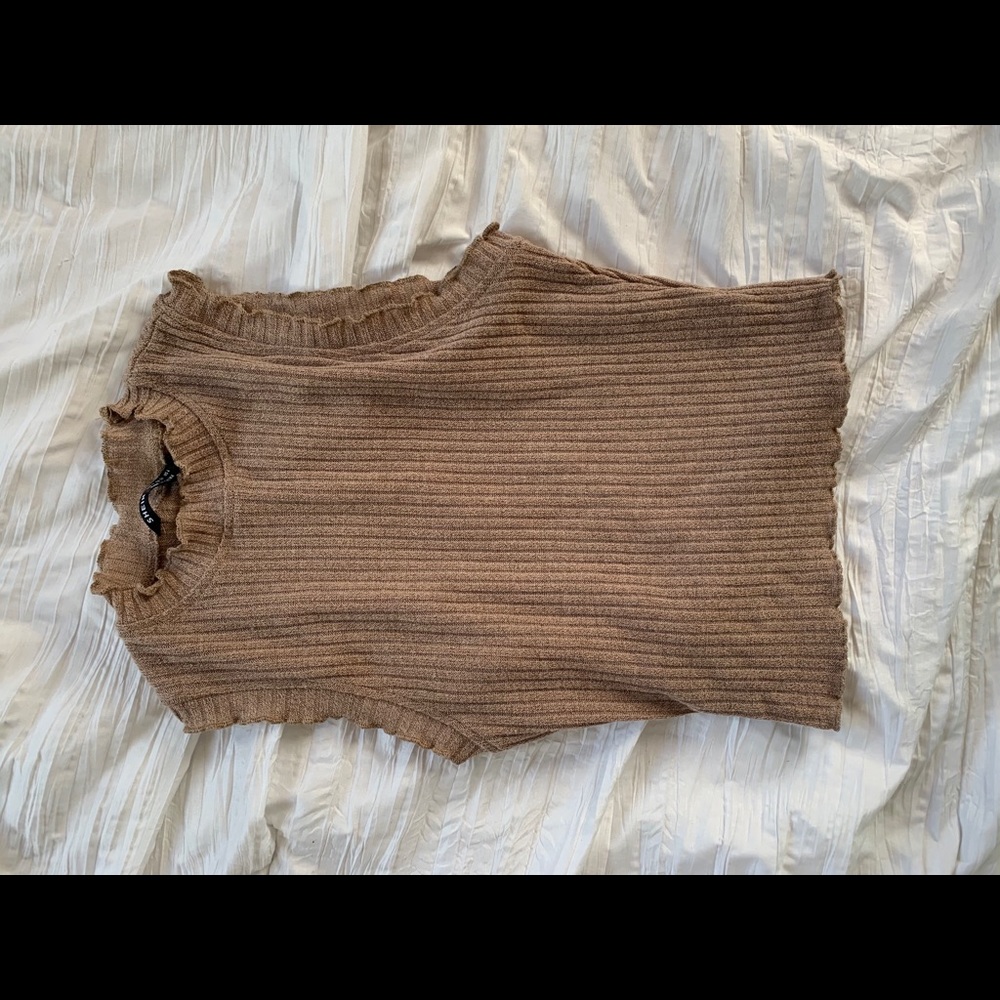 Ribbed sleeveless top NEVER WORN